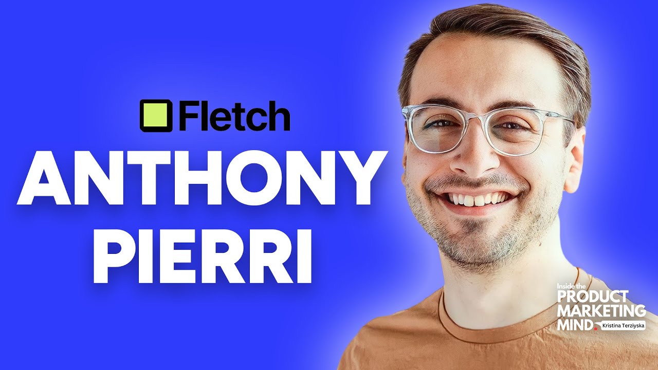 Product marketing with Anthony Pierri